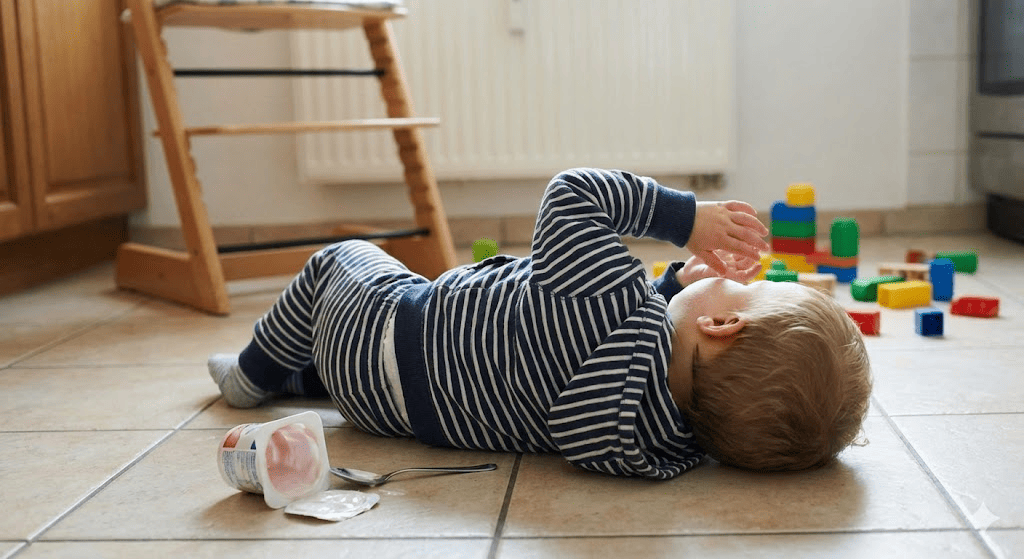 Niño llorando por una rabieta